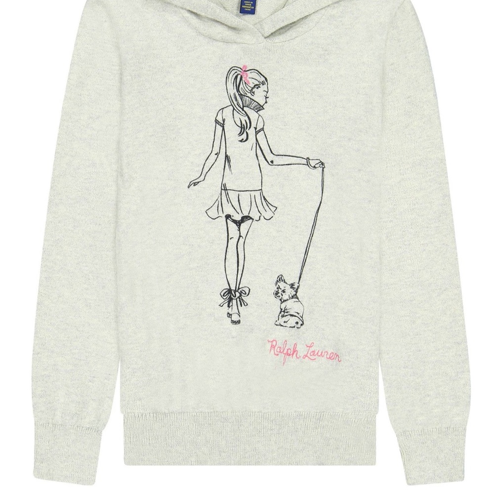POLO Ralph Lauren Girls’ Knit Hoodie Sweater